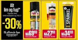 Europris Alt lim og fug! tilbud