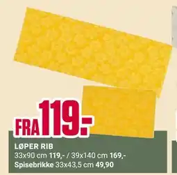 Europris LØPER RIB tilbud