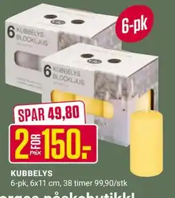 Europris KUBBELYS tilbud