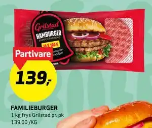 Bunnpris FAMILIEBURGER tilbud