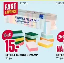 Europris EFFEKT KJØKKENSVAMP tilbud