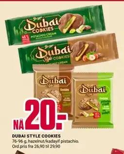 Europris DUBAI STYLE COOKIES tilbud