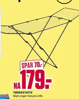 Europris TØRKESTATIV tilbud