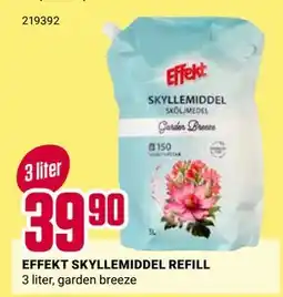 Europris EFFEKT SKYLLEMIDDEL REFILL tilbud