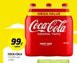 Bunnpris COCA-COLA tilbud
