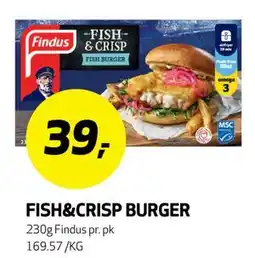 Bunnpris FISH&CRISP BURGER tilbud