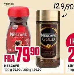 Europris NESCAFÈ tilbud