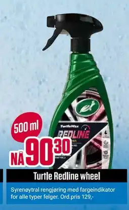 Europris Turtle Redline wheel tilbud