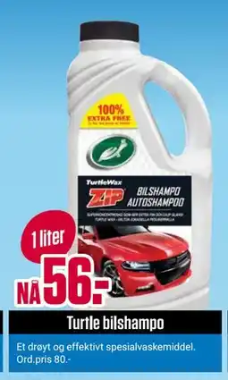 Europris Turtle bilshampo tilbud