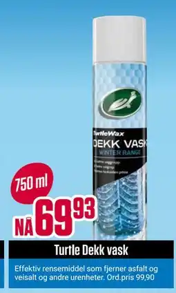 Europris Turtle Dekk vask tilbud