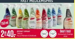 Europris EFFEKT SPRAY, Medlemspris tilbud