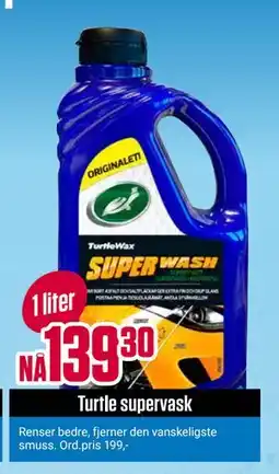 Europris Turtle supervask tilbud