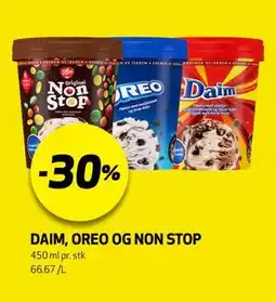 Bunnpris DAIM, OREO OG NON STOP tilbud