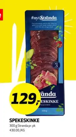 Bunnpris SPEKESKINKE tilbud