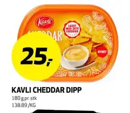 Bunnpris KAVLI CHEDDAR DIPP tilbud
