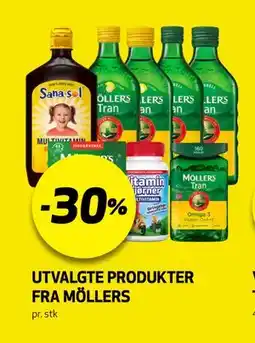 Bunnpris UTVALGTE PRODUKTER FRA MÖLLERS tilbud
