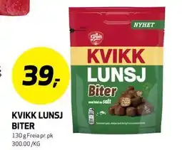 Bunnpris KVIKK LUNSJ BITER tilbud