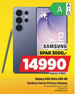POWER Galaxy S26 Ultra 256 GB tilbud