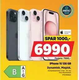 POWER iPhone 15 128 GB tilbud