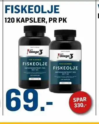 Price Lagerbutikk Fiskeolje tilbud