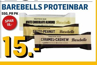 Price Lagerbutikk Barebells proteinbar tilbud