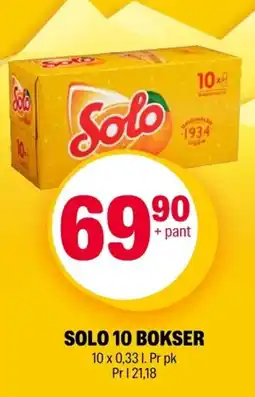 Coop Extra Solo 10 bokser tilbud