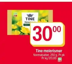 Coop Extra Tine meierismør tilbud