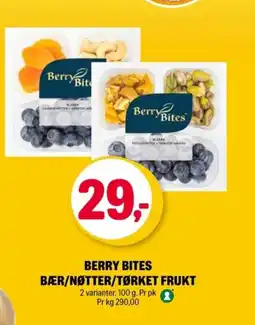 Coop Extra Berry bites bær/nøtter/tørket frukt tilbud