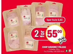Coop Extra Coop gourmet pålegg tilbud