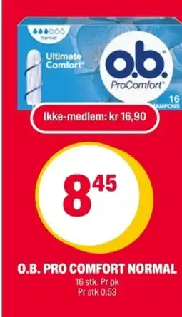 Coop Extra O.b. pro comfort normal tilbud