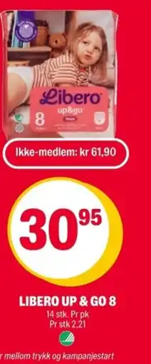 Coop Extra Libero up & go 8 tilbud