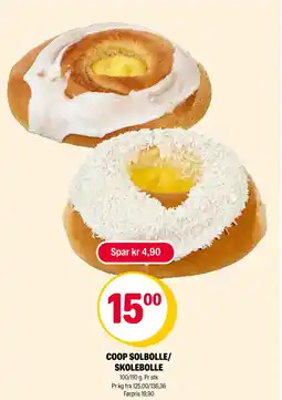 Coop Extra Coop solbolle/ skolebolle tilbud