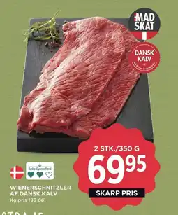 Meny Wienerschnitzler af dansk kalv tilbud