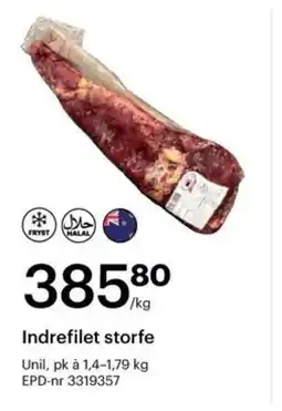 Storcash Indrefilet storfe tilbud