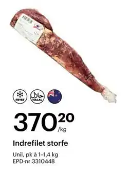 Storcash Indrefilet storfe tilbud