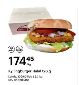 Storcash Kyllingburger Halal tilbud