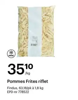 Storcash Findus Pommes Frites riflet tilbud