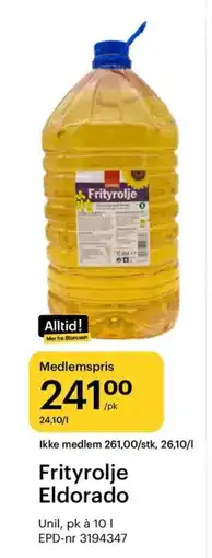 Storcash Frityrolje Eldorado tilbud