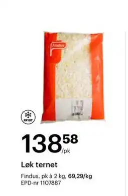 Storcash Findus Løk ternet tilbud