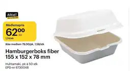 Storcash Hamburgerboks fiber tilbud