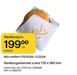 Storcash Hamburgerlomme x-stor tilbud