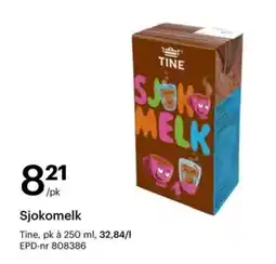 Storcash TINE Sjokomelk tilbud