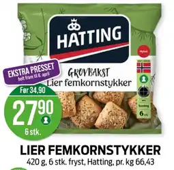 Kiwi HATTING Lier femkornstykker tilbud