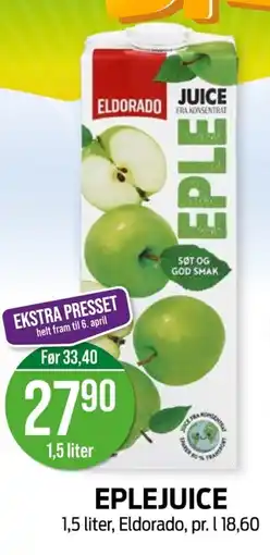 Kiwi ELDORADO Eplejuice tilbud