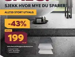 Megaflis Serie Pietre di Paragone 60x60x0,9 cm tilbud