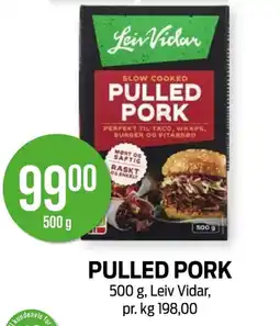 Kiwi LEIV VIDAR Pulled pork tilbud