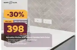Megaflis BerryAlloc Kitchen Wall Sement Fiskeben Satin Finish tilbud