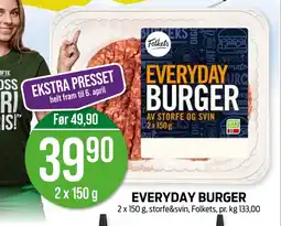 Kiwi EVERYDAY Burger tilbud