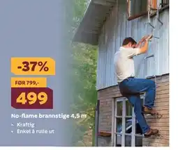 Megaflis No-flame brannstige 4,5 m tilbud