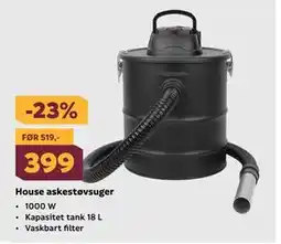 Megaflis House askestøvsuger tilbud